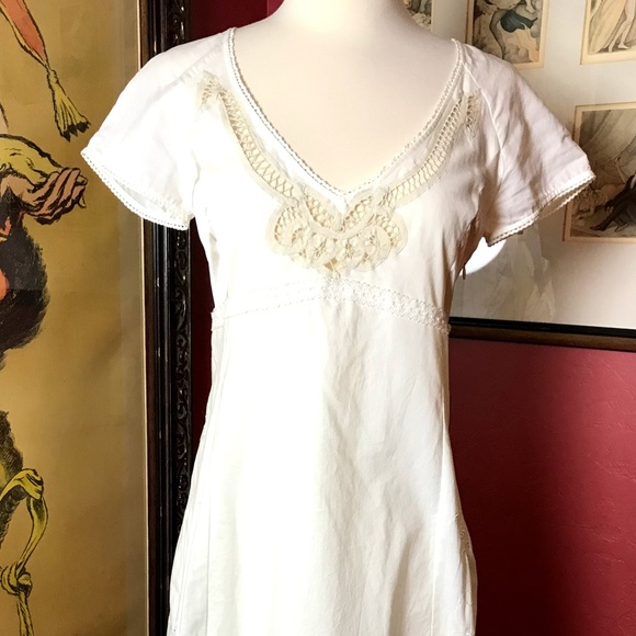 White Noa Noa English Tea Dress - Picture 1 of 7